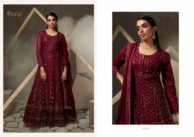 Fiona Shaheen Heavy Wedding Wear Wholesale Gown With Dupatta Catalog